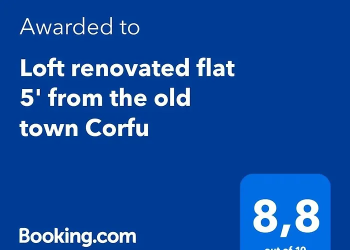 Loft Renovated Flat 5' From The Old Town Corfu *
